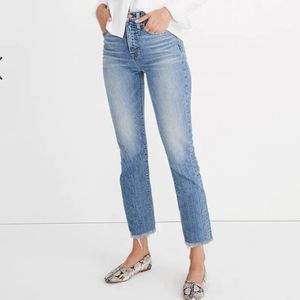 Madewell High Rise Women Jeans - Light Blue